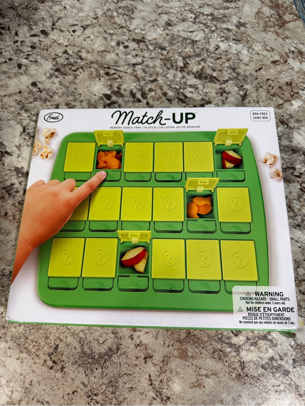 Genuine Fred Match UP Memory Snack Tray, Fun Interactive Game Snack Picky
